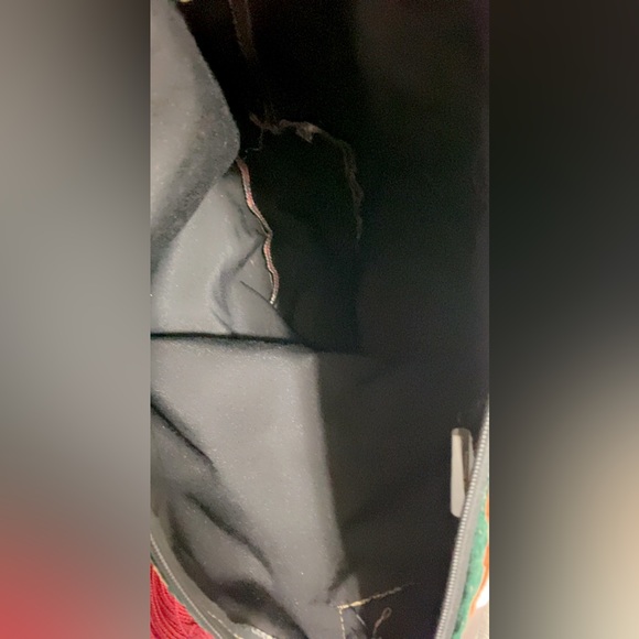 Authentic Handmade Ecuadorian Cross-body Bucket Bag… 13” x 12” - Picture 9 of 10